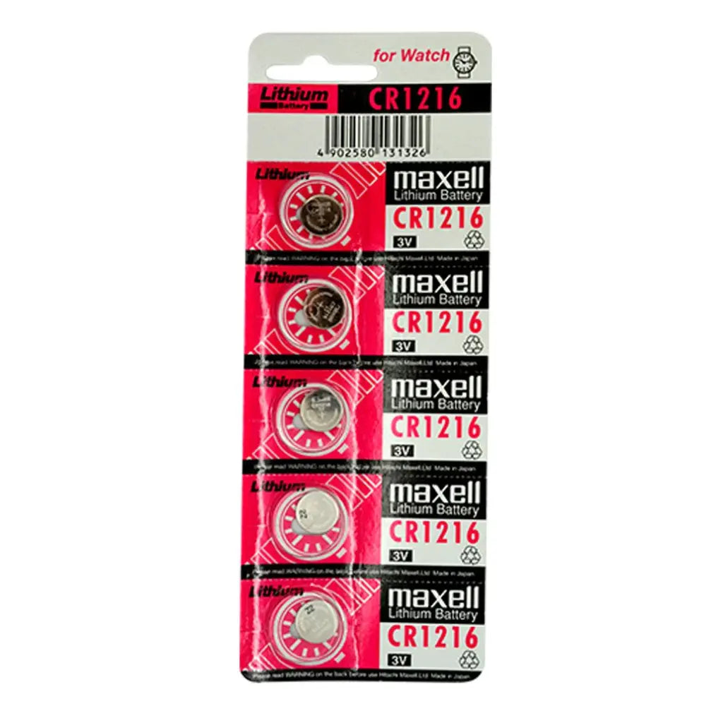 ≫TOSHIBA / 5-PACK of CR1216 (3-Volt) Lithium Batteries