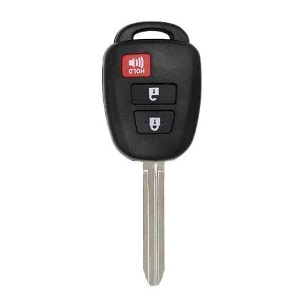 2012-2021 (Aftermarket) Remote Key D-SHELL for Toyota / Scion TC - XB - Prius - Tacoma | FCC ID: HYQ12BEL