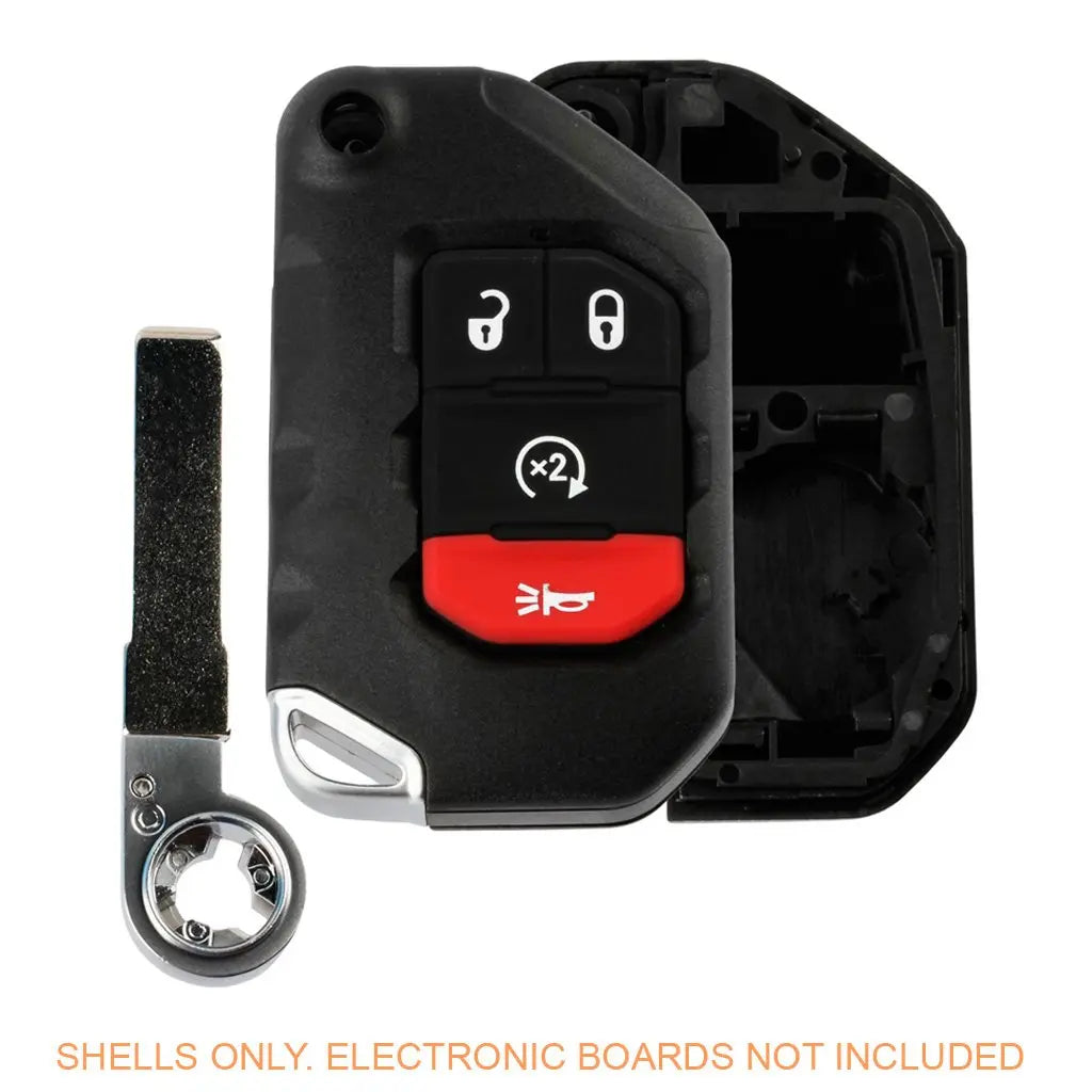 2018-2020 (Aftermarket) Smart Key SHELL for Jeep  Wrangle  OHT1130261