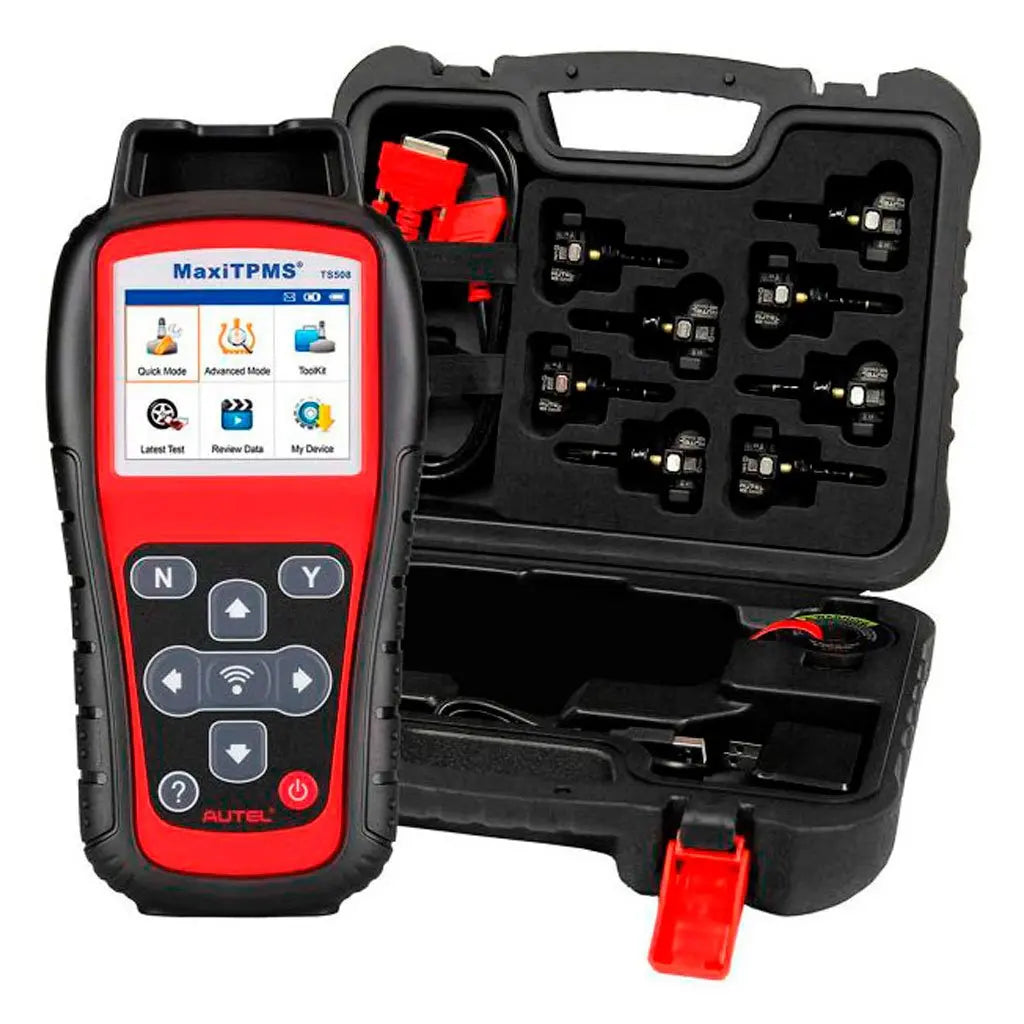 Autel MaxiTPMS TS508K TS508 Pre Tire Pressure Monitoring System Reset TPMS Replacement Tool with 8pc Sensors