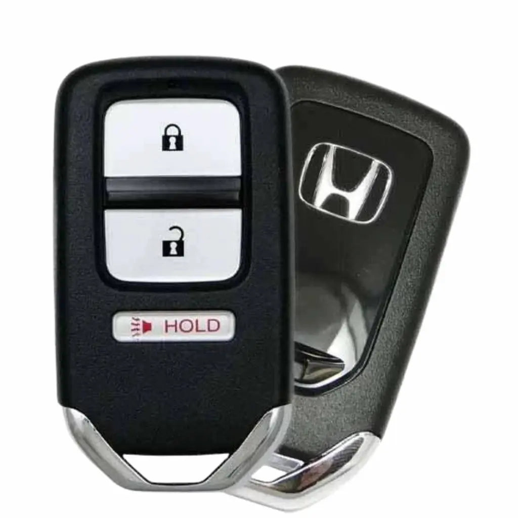 Front and back of 2015-2017 (OEM-B) Smart Key for Honda Fit - HR-V   PN 72147-T5A-A01  KR5V1X