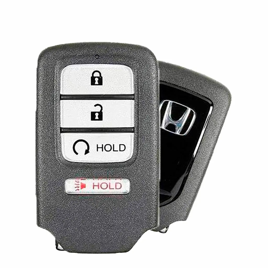 Front and back of 2017-2019 (OEM) Smart Key for Honda Ridgeline  PN 72147-T6Z-A21  A2C97488400 (Driver 1)