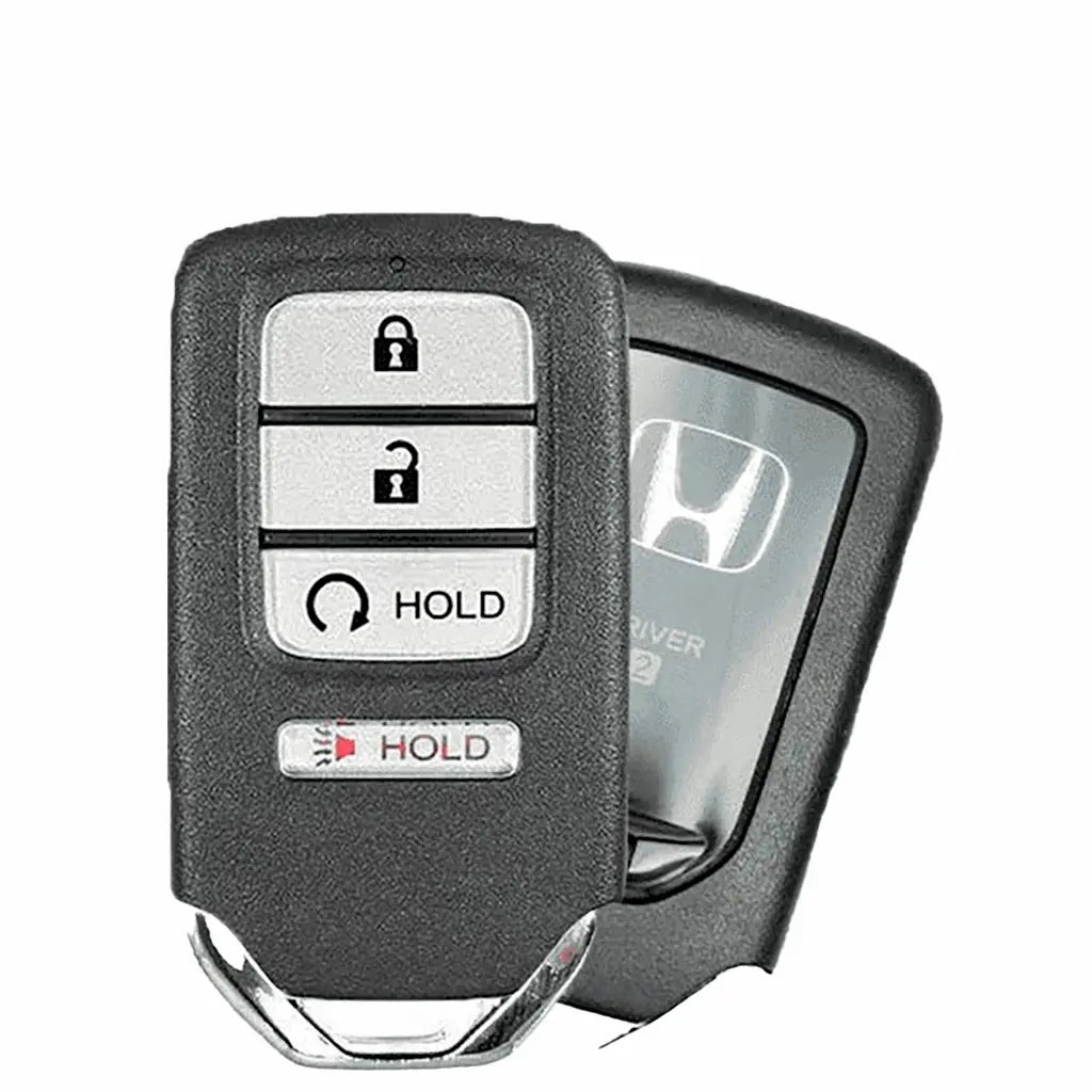 Front and back of 2020 (OEM Refurb) Smart Key for Honda Ridgeline  PN 72147-T6Z-A61  KR5T41 (Driver 1)
