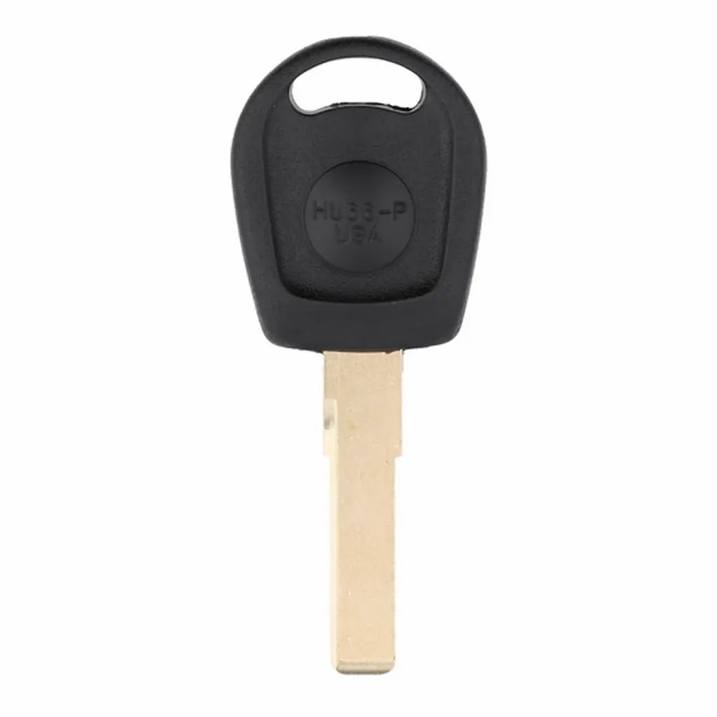 Front of 1996-2001 (ILCO) Plastic Head Key for VW  HU66-P (PACK of 5)