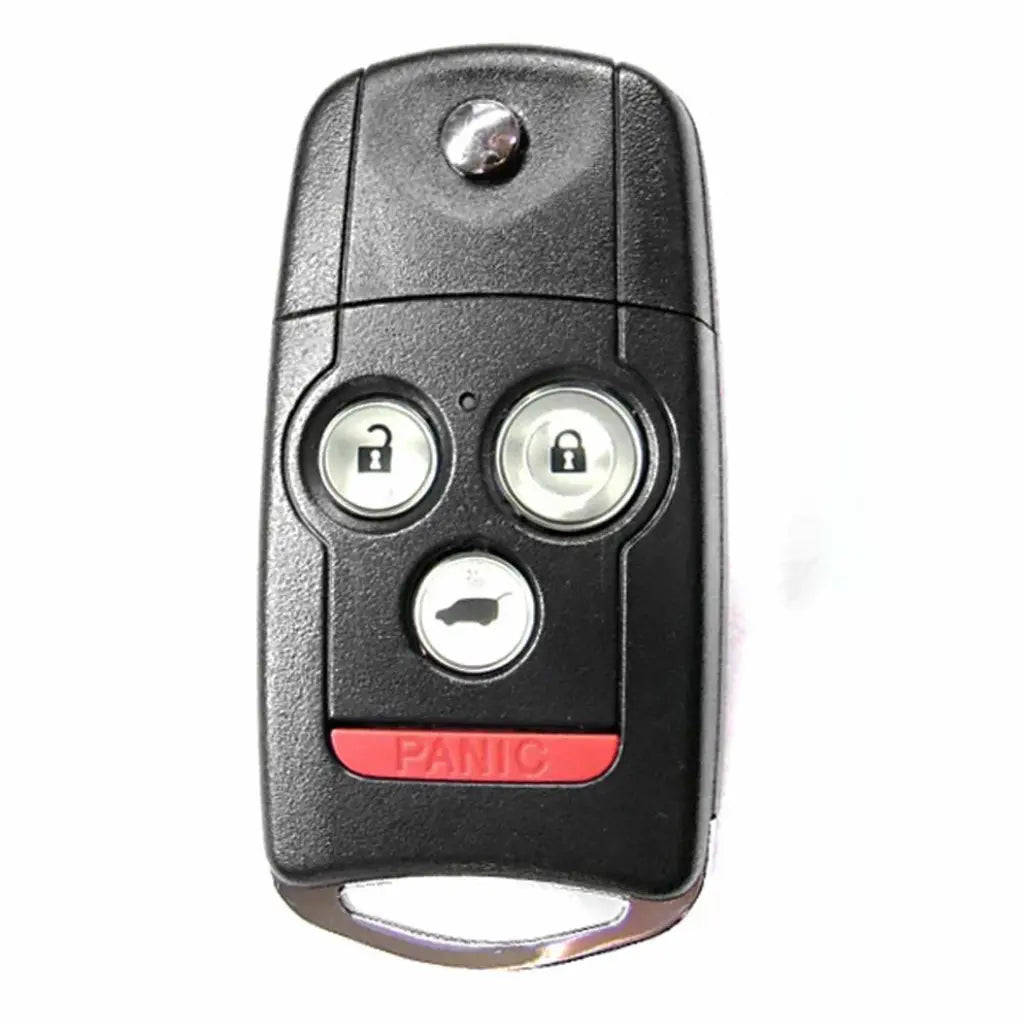Front of 2010-2014 (OEM) Remote Flip Key for Acura ZDX - TSK | PN: 35113-TL4-A00 / MLBHLIK-1T (Driver 1)