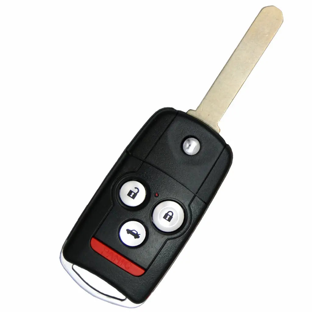 Front of 2010-2014 (OEM) Remote Flip Key for Acura ZDX - TSK | PN: 35113-TL4-A00 / MLBHLIK-1T (Driver 1)