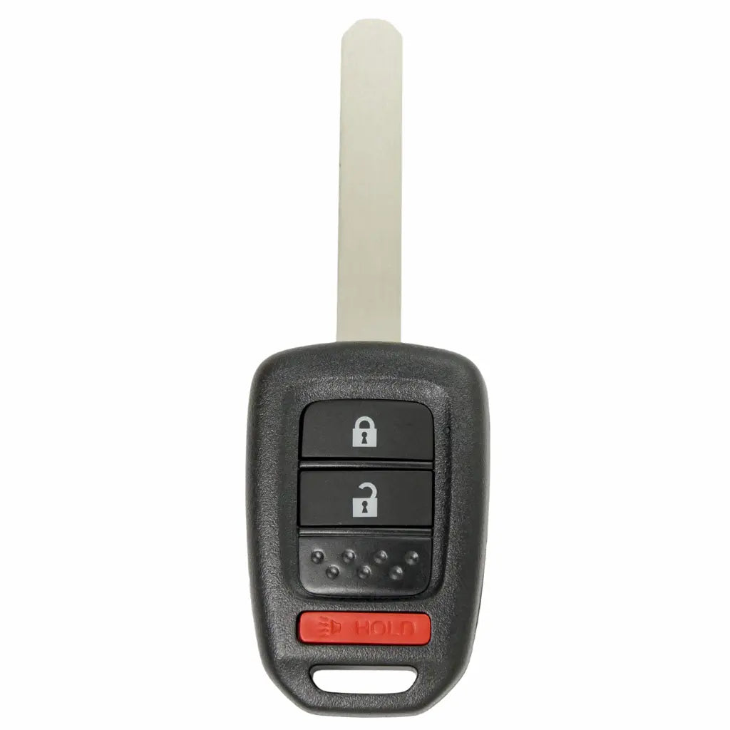 Front of 2013-2014 (OEM) Remote Head Key for Honda CR-V - Crosstour  PN 35118-TY4-A00  MLBHLIK6-1T