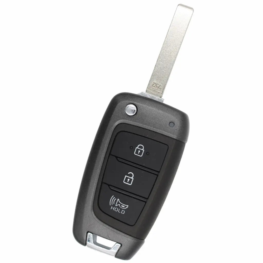 Front of 2022 (OEM) Remote Flip Key for Hyundai Tucson  PN 95430-N9040  TQ8-RKE-4F43