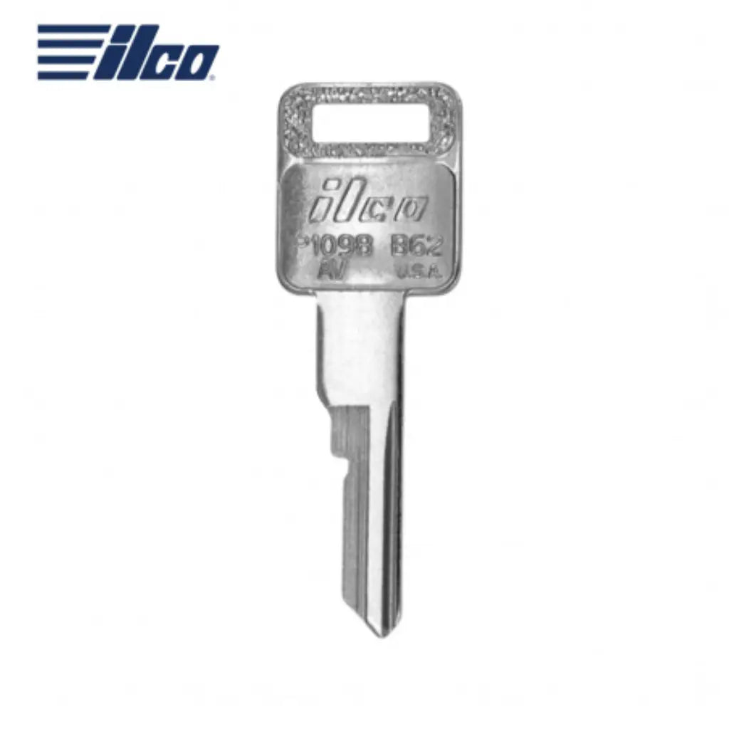 (ILCO) Metal Head Key for GM  B62  P1098AV (UNITARIO)