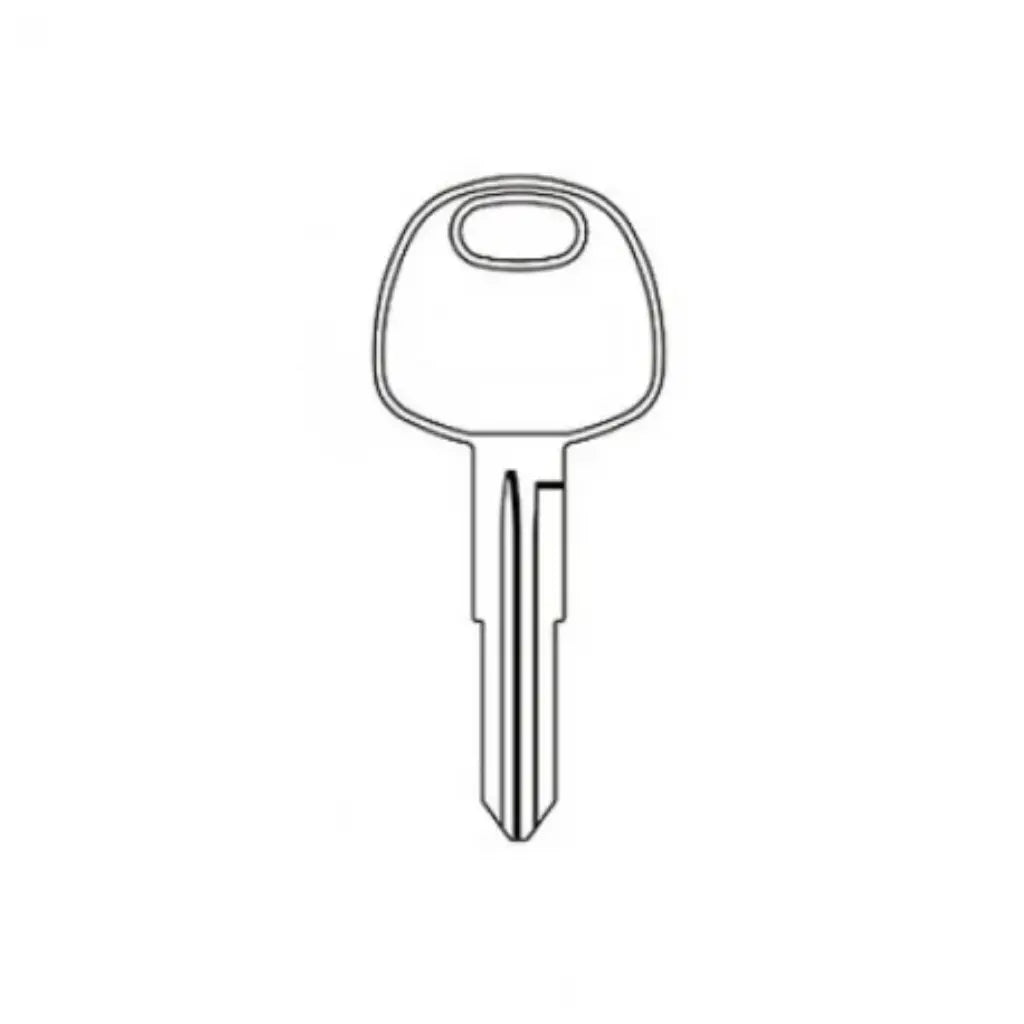 (ILCO) Metal Head Key for Hyundai - Kia  HY16  X281 (UNITARIO)