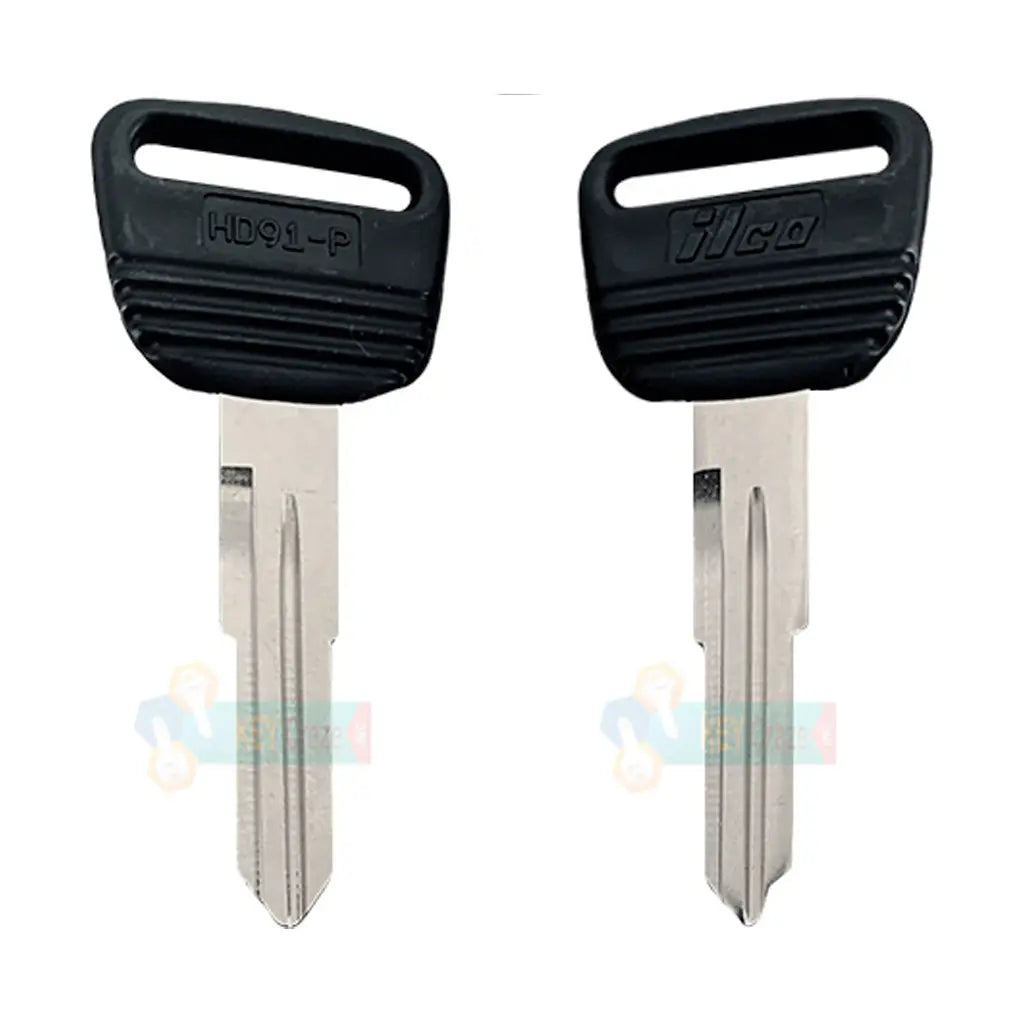 (ILCO) Plastic Head Key for Honda Civic  HD91-P  X182-P (Pack of 5)
