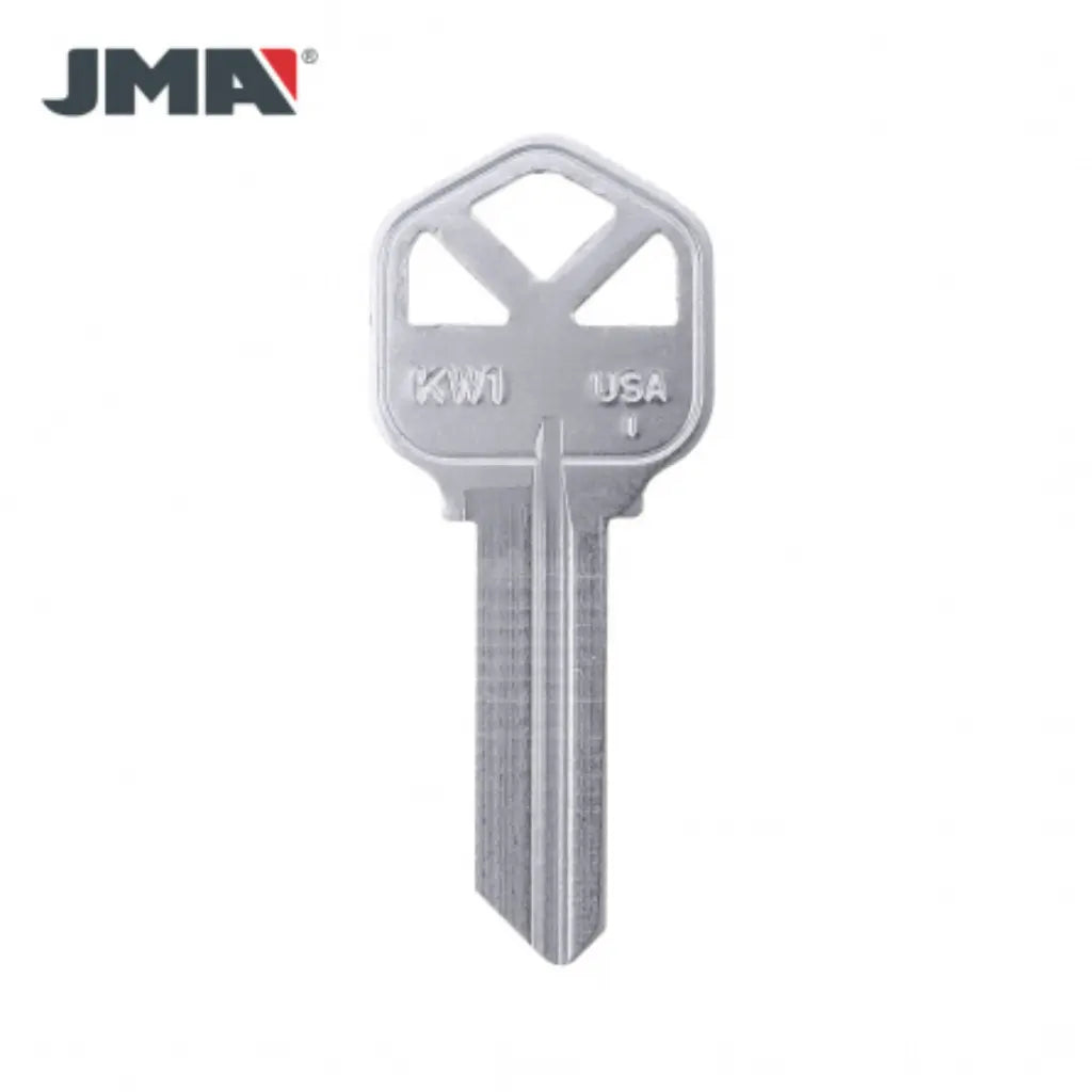 (JMA) Metal Head Key for wikset KW1 Keys  Nickel Plated (UNITARIO)