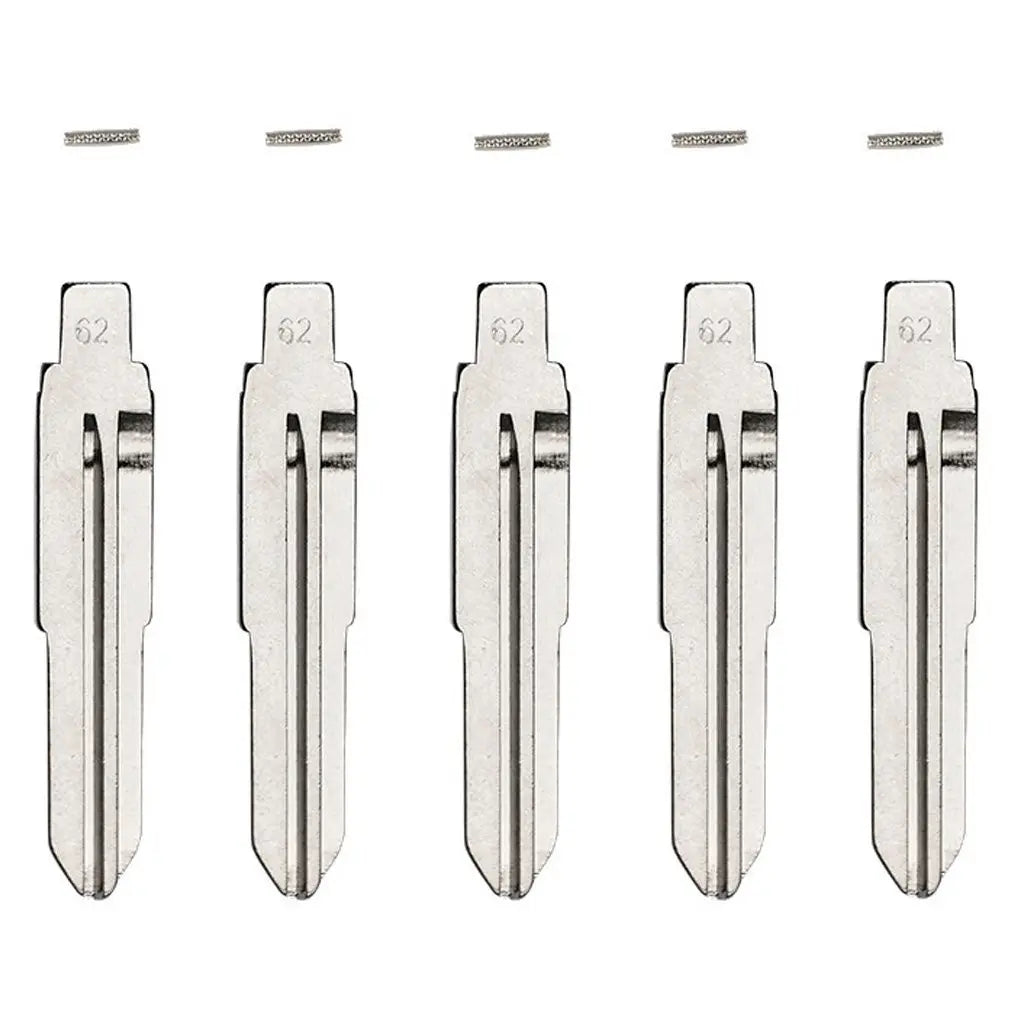 Mitsubishi  5-Pack MIT1 Flip Key Blade w Roll Pins (GTL)  Flip Key Blades