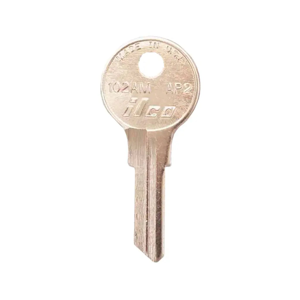 (NEW) ILCO Key Blank Metal Head Key for CHICAGO - 102AM-AP2