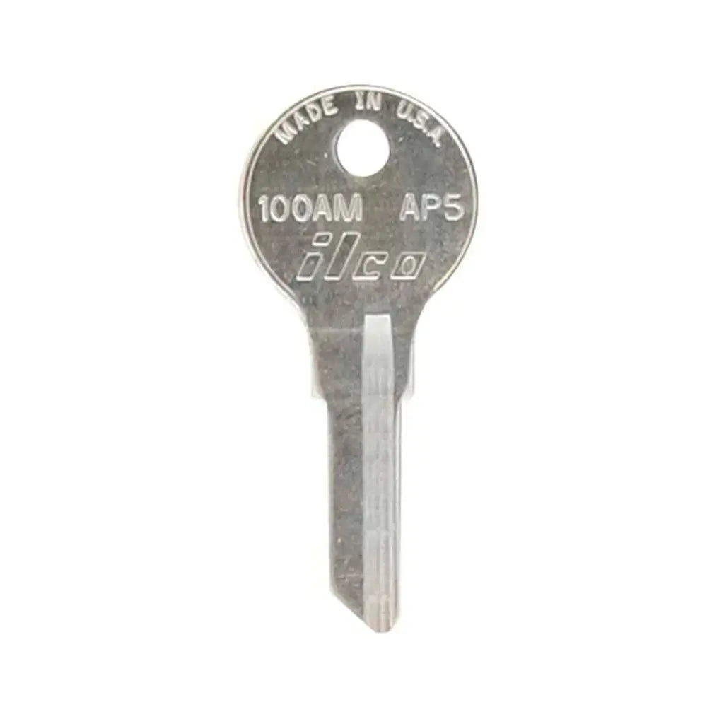 (NEW) ILCO Metal Head Key for Chicago 100AM-AP5 Key Blank