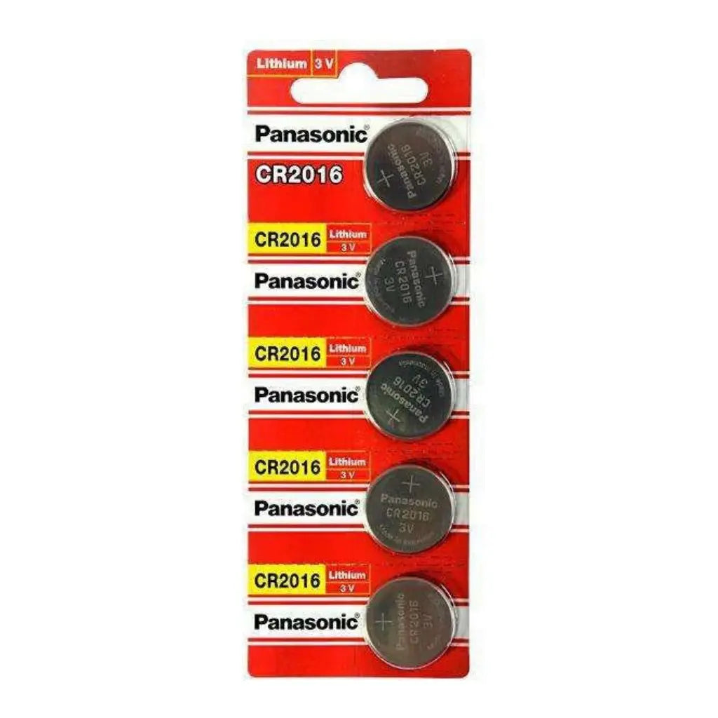 Panasonic  5-PACK of CR2016 (3-Volt) Lithium Coin Battery