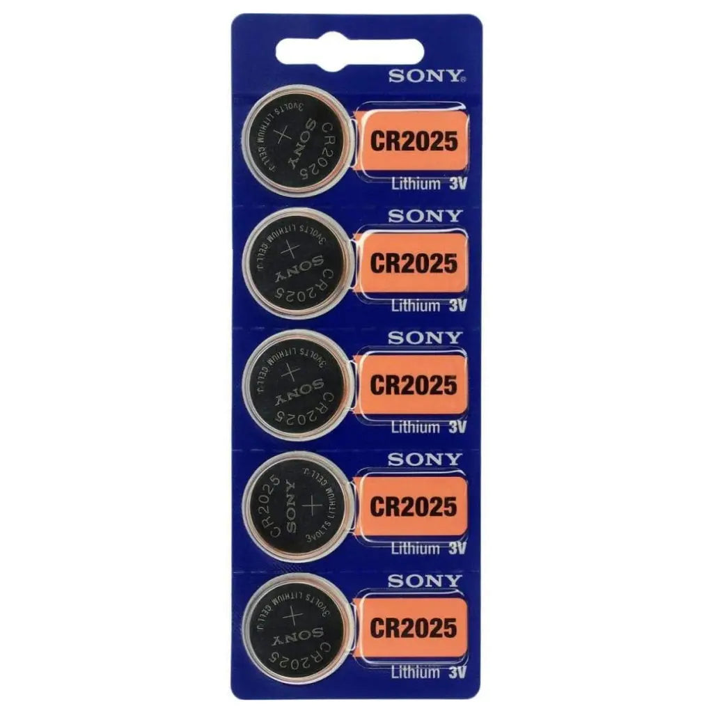 Sony  5-PACK of CR2025 (3-Volts) Lithium Batteries