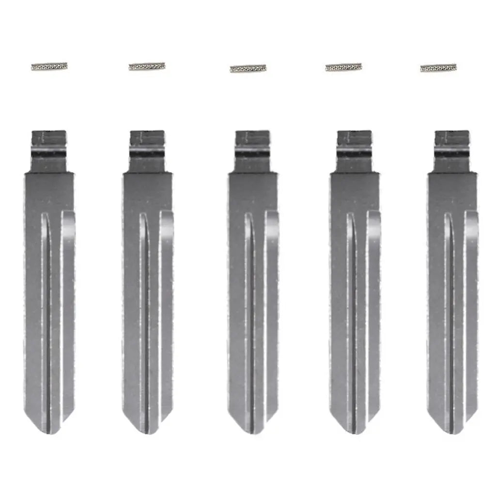 Subaru  5-Pack NSN19 Flip Key Blade w Roll Pins (GTL)  Flip Key Blades