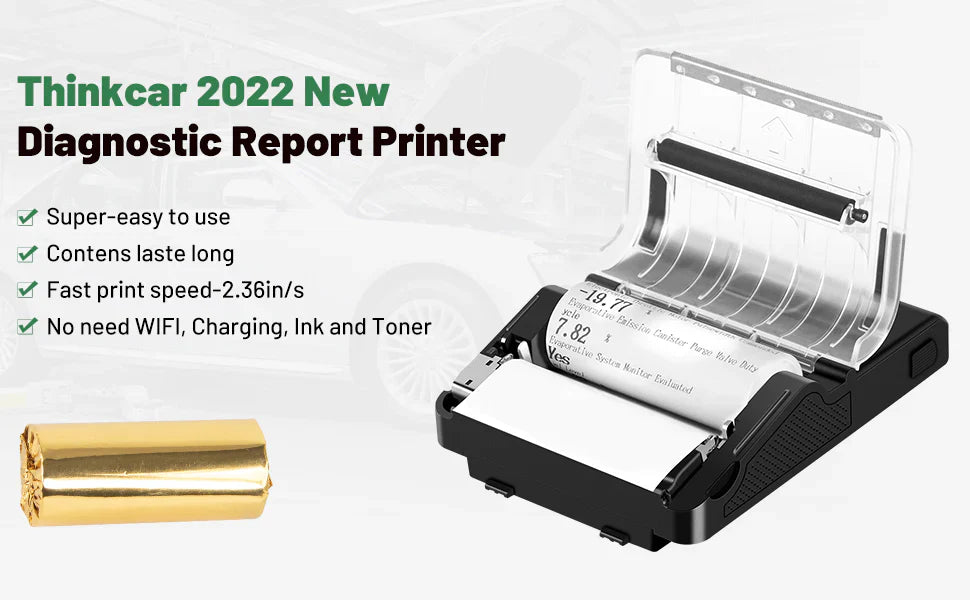 Thinkcar Thermal OBD2 Scanner Printer