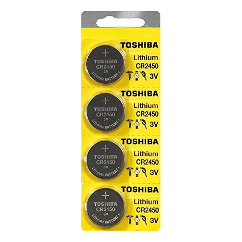 Toshiba / 4-PACK of CR2450 (3-Volt) Lithium Coin Cell Batteries