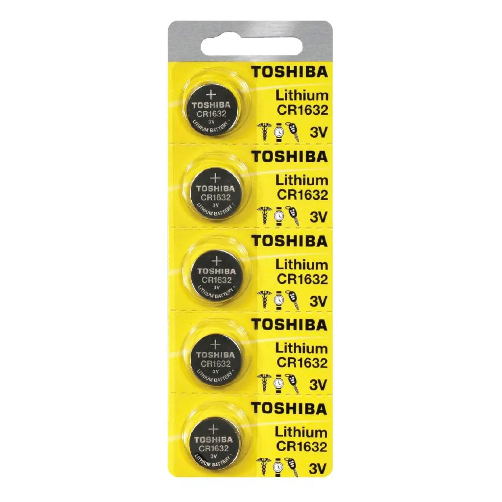 Toshiba  5-PACK CR1632 (3-Volt) Lithium Coin Battery