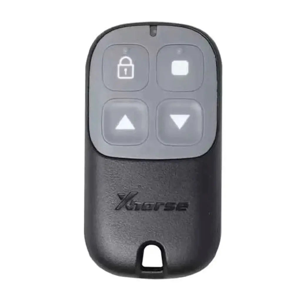 Xhorse - 4-Button Garage Door Remote Blank - Black Finish