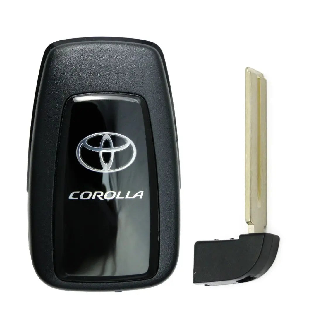 back and emergency key of 2019-2021 (OEM Refurb) Smart Key for Toyota Corolla | PN: 8990H-12180 / HYQ14FBN-2000
