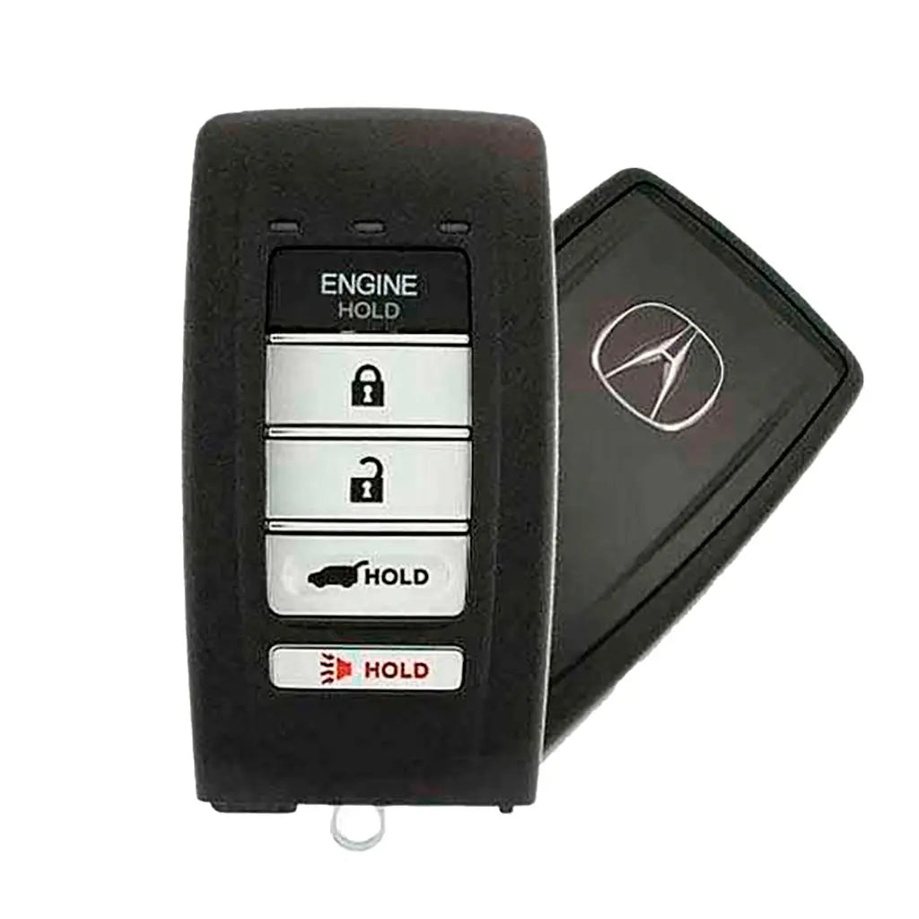 front and back of 2014-2015 (OEM Refurb) Smart Key for Acura MDX | PN: 72147-TZ6-A61 / KR537924100 (Driver 2) 