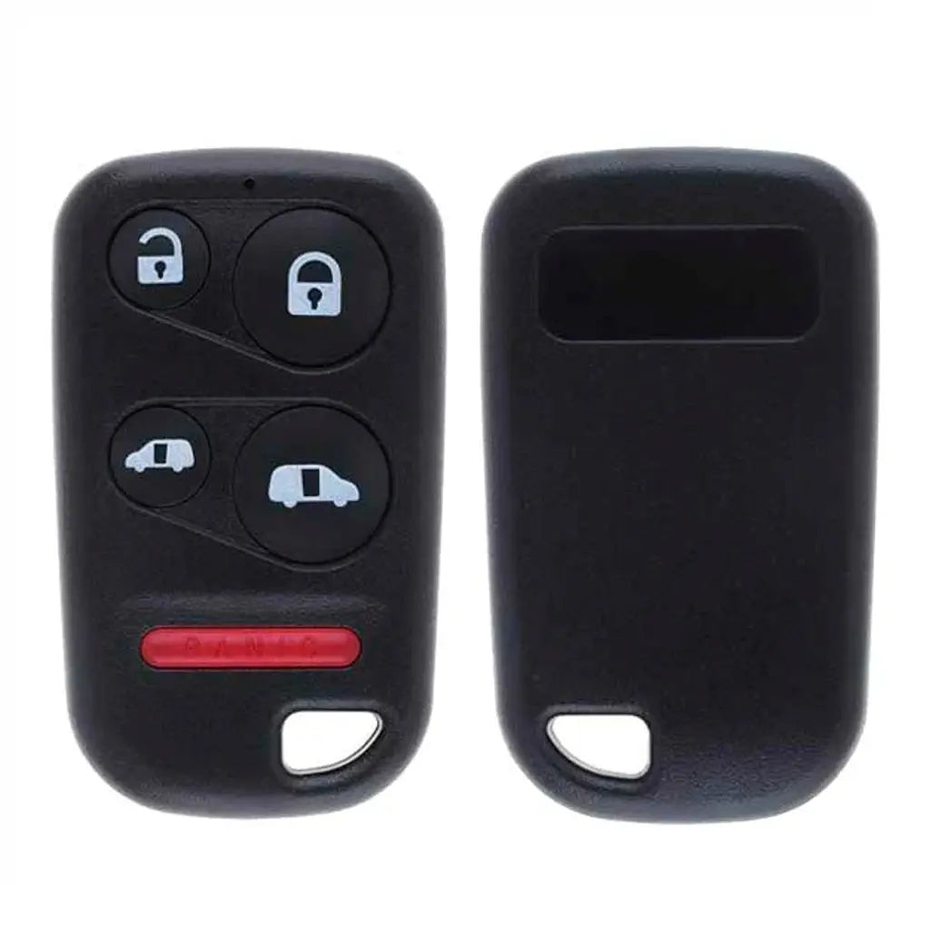 front and back of 2001-2004 (Aftermarket) Keyless Entry Remote for Honda Odyssey  PN 72147-S0X-A02  OUCG8D-440H-A