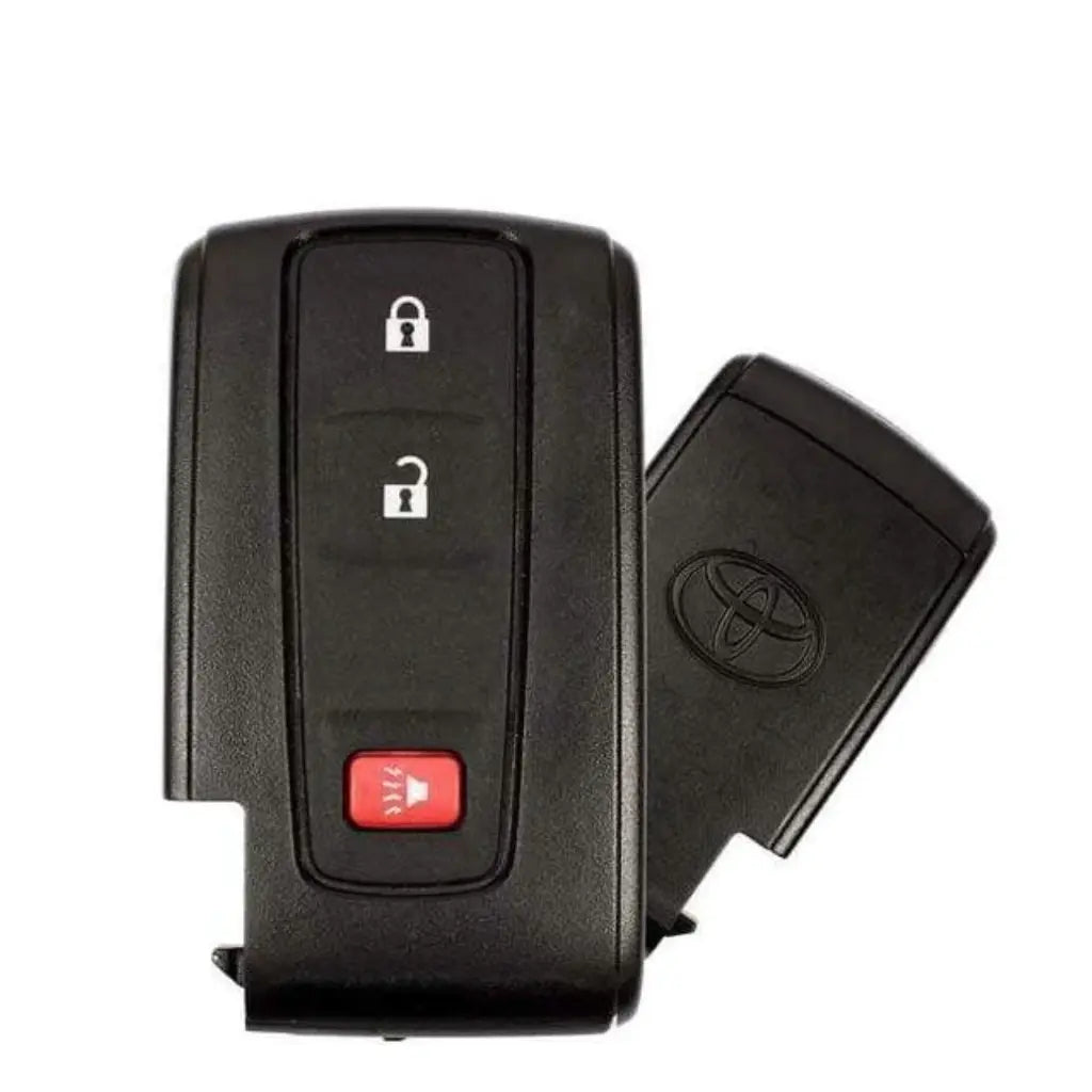front and back of 2004-2009 (Ilco) Smart Key for Toyota Prius | PN: 89071-47080 / MOZB21TG