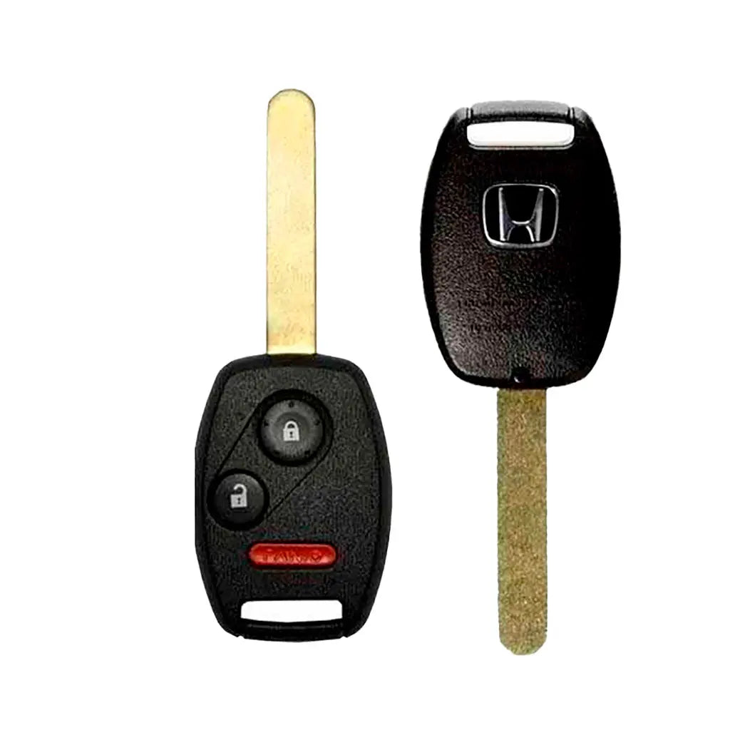 front and back of 2007-2015 (OEM Refurb) Remote Head Key for Honda  CR-V - Fit - Insight  PN 35111-SWA-306  MLBHLIK-1T