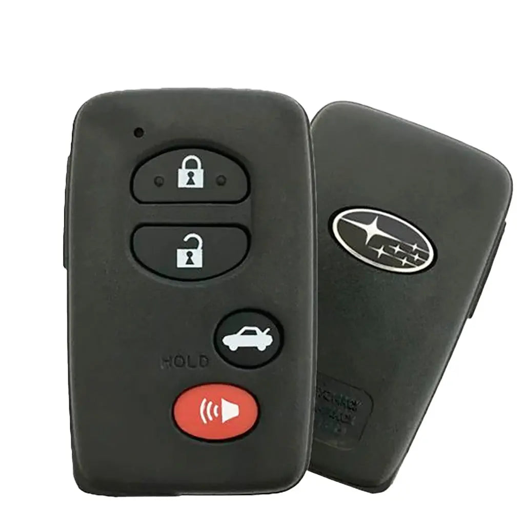 front and back of 2013-2015 (OEM Refurb) Smart Key for Subaru Forester - BRZ  PN 88835-CA060  HYQ14ACX 