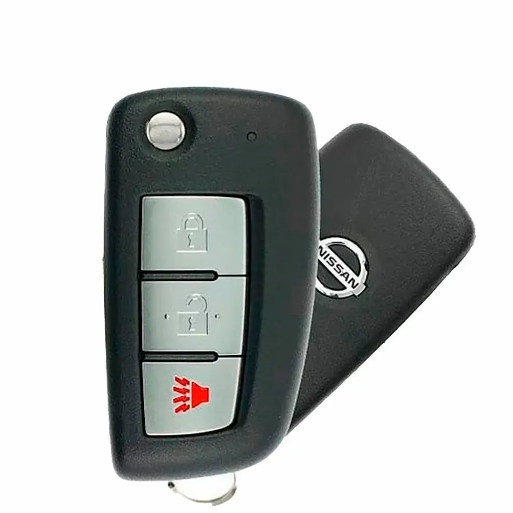 front and back of 2014-2020 (OEM-B) Remote Flip Key for Nissan Rogue S  PN H0561-4BA1A  CWTWB1G767