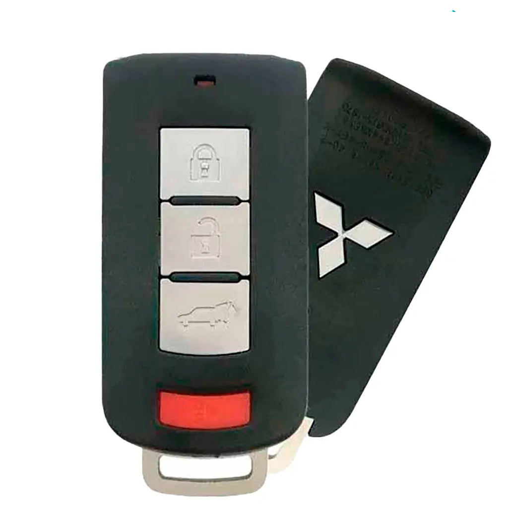 front and back of 2015-2020 (OEM-B) Smart Key for Mitsubishi Outlander  PN 8637A817  OUC644M-KEY-N