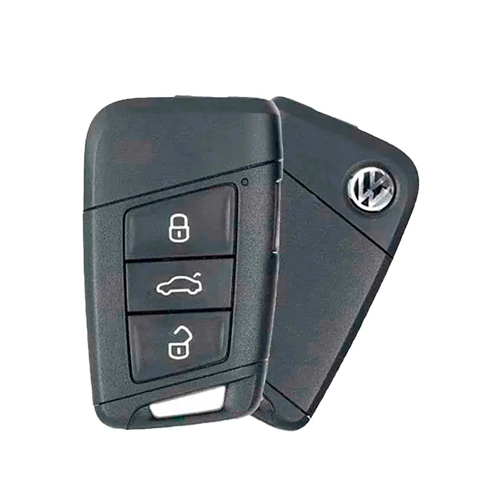 front and back of 2018-2020 (OEM-B) Smart Key for Volkswagen Atlas - Passat | PN: 3G0959752S / KR5FS14-US