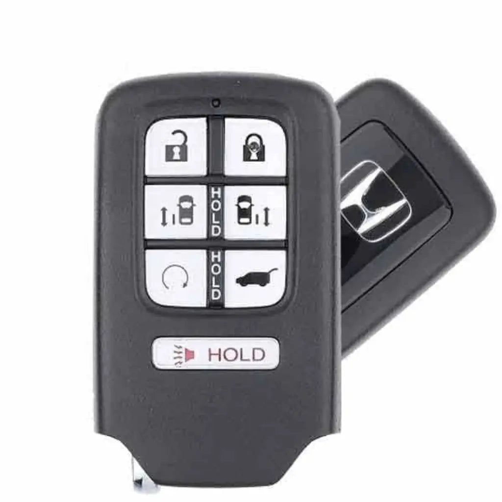 front and back of 2018-2020 (OEM Refurb) Smart Key for Honda Odyssey  PN 72147-THR-A11  KR5V2X 