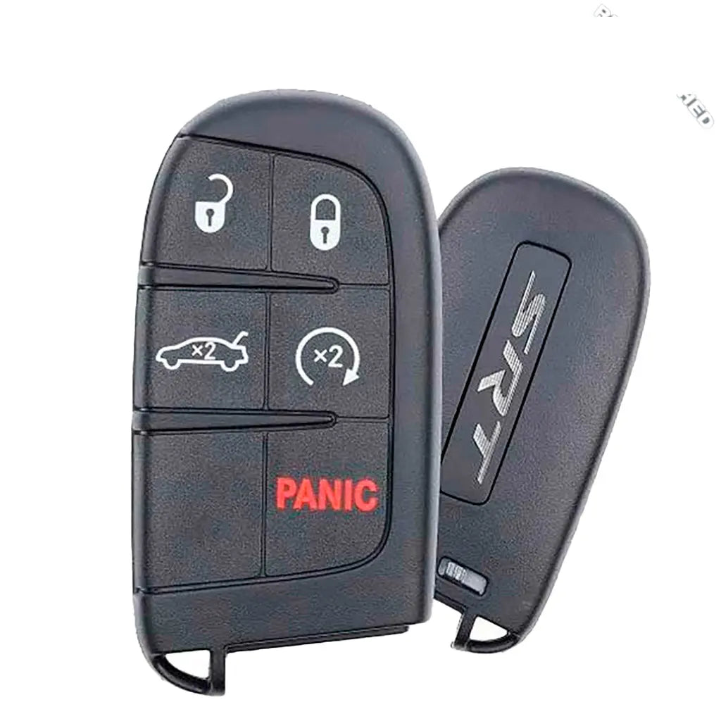 front and back of 2019-2020 (OEM Refurb) Smart Key for Charger - Challenger  PN 68394198AA  M3M-40821302  Limited Power