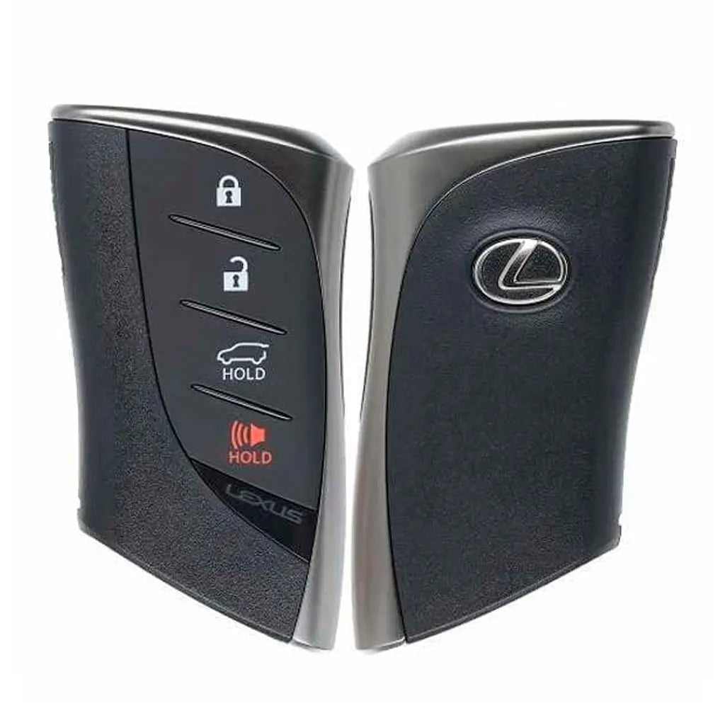 front and back of 2021-2022 (OEM-B) Smart Key for Lexus GX460 | PN: 8990H-60010 / HYQ14FBZ