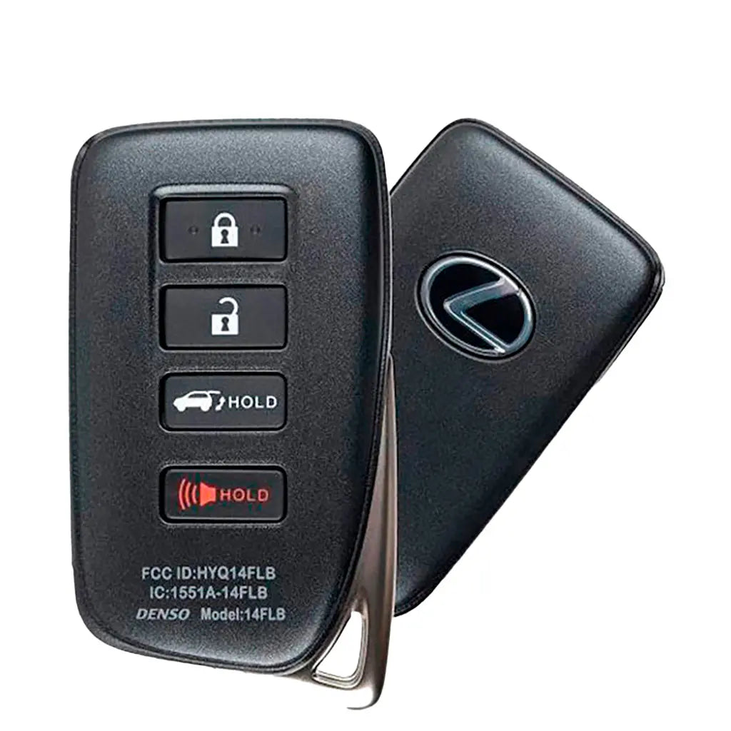 front and back of 2021-2022 (OEM-B) Smart Key for Lexus RX350 - RX450H | PN: 8990H-0E290 / HYQ14FLB