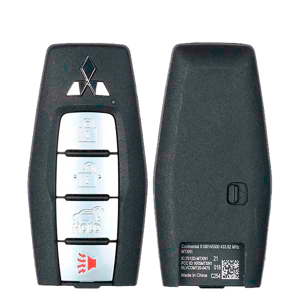 front and back of 2021-2022 (OEM-B) Smart Key for Mitsubishi Outlander | PN: 8637C254 / KR5MTXN1