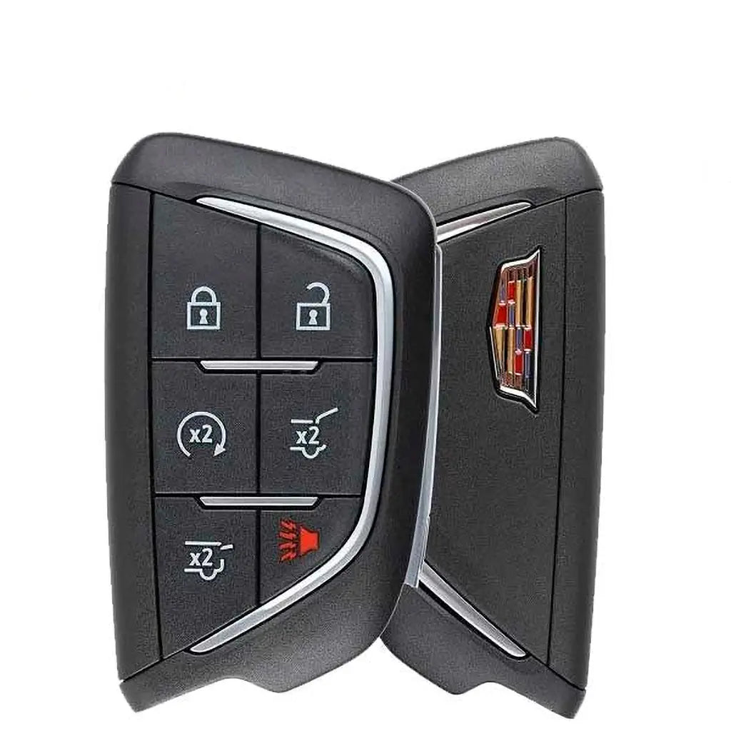 front and back of 2021-2022 (OEM) Smart Key for Cadillac Escalade  PN 13538864  YG0G20TB1 