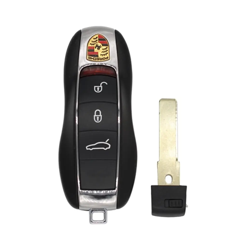 front and emergency key of 2010-2016 (OEM Refurb) Smart Key for Porsche Panamera  PN 97063724710  KR55WK50138