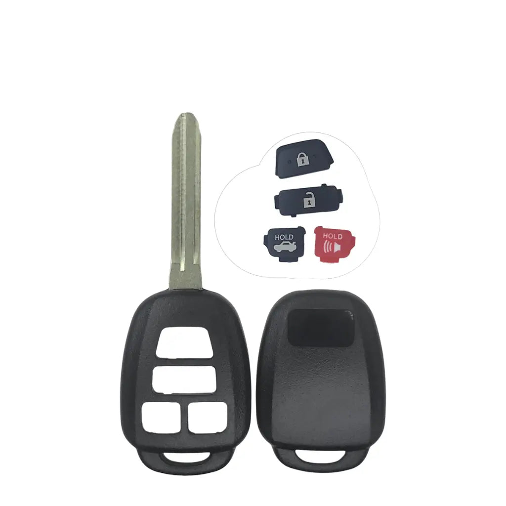 front back and buttons of 2012-2014 (Aftermarket) Head Key SHELL Toyota Camry - Corolla | HYQ12BEL