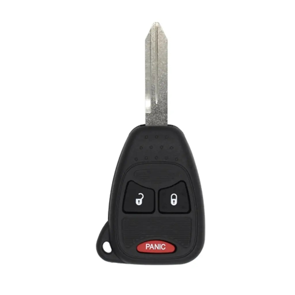 front of 2007-2018 (OEM Refurb) Remote Head Key for Jeep Compass - Patriot - Wrangler | PN: 05026104AD / OHT692713AA