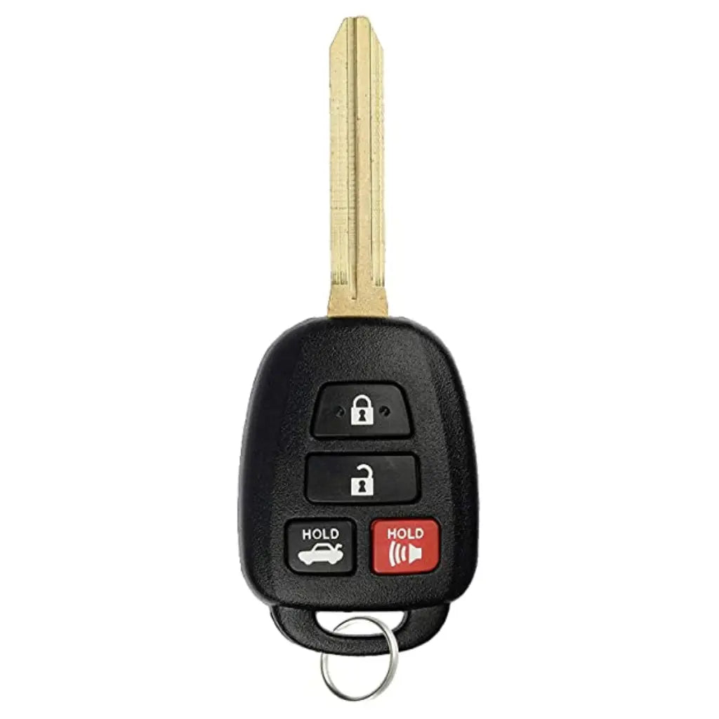 front of 2012-2019 (Aftermarket) Remote Key D-SHELL for Toyota Camry - Corolla - RAV4 - Highlander  FCC ID HYQ12BDM