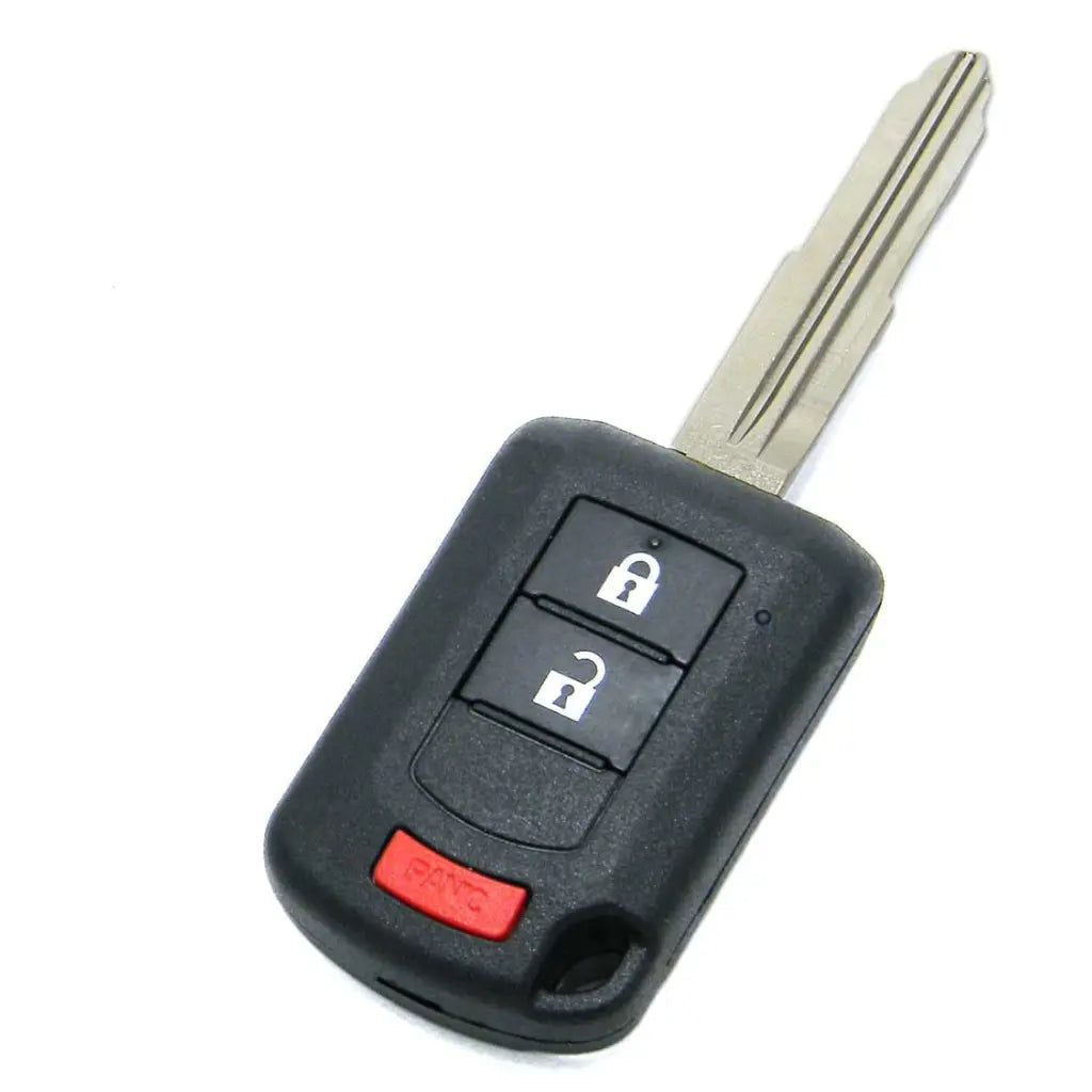 front of 2016-2019 (OEM) Remote Head Key for Mitsubishi Mirage  PN 6370B904  OUCJ166N