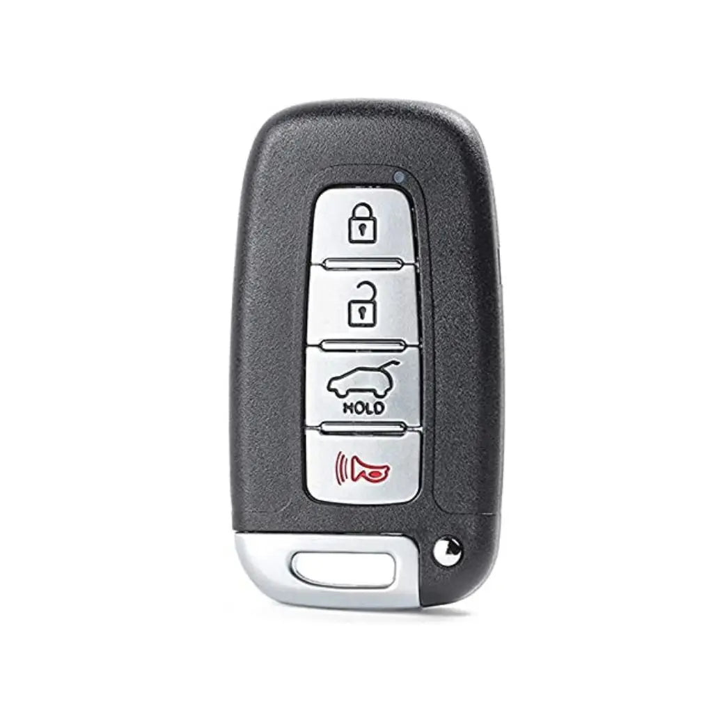 front of 2011-2017 (OEM Refurb) Smart key for Hyundai Veloster - Elantra GT / 4-Button Smart Key / PN: 95440-2V100 / SY5HMFNA042011-2017 (OEM Refurb) Hyundai Azera - Equus - Genesis Sedan - Sonata - Rio - Optima / Kia Borrego - Forte / 4-Button Smart Key / PN: 95440-2V100 / SY5HMFNA04