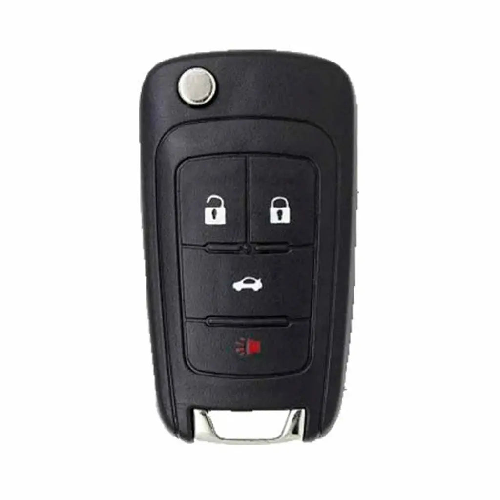 Front of 2011-2016 (Aftermarket) Remote Flip Key Shell for Chevrolet  V2T01060512 