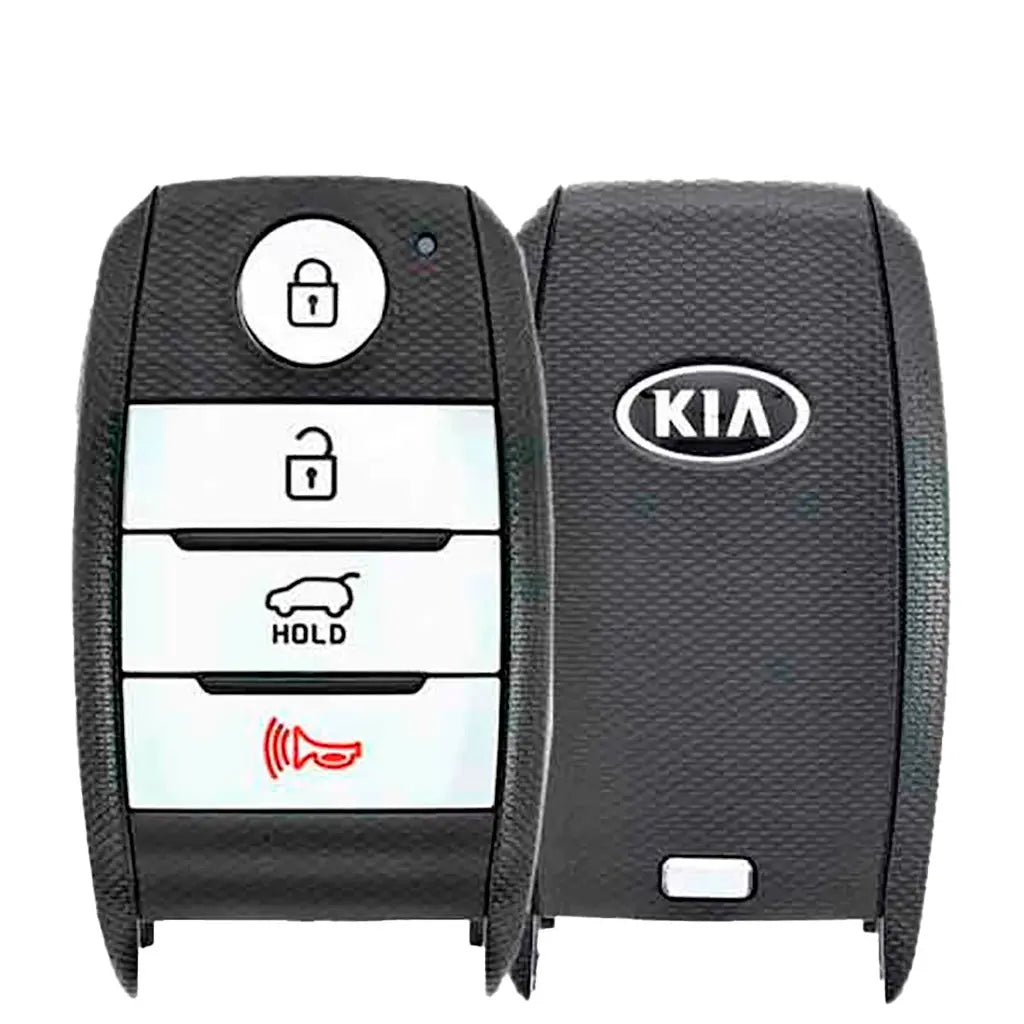front and back of 2014-2016 (OEM-B) Kia Soul (Non EV Models)  4-Button Smart Key  PN 95440 B2200  CQ0FN00100