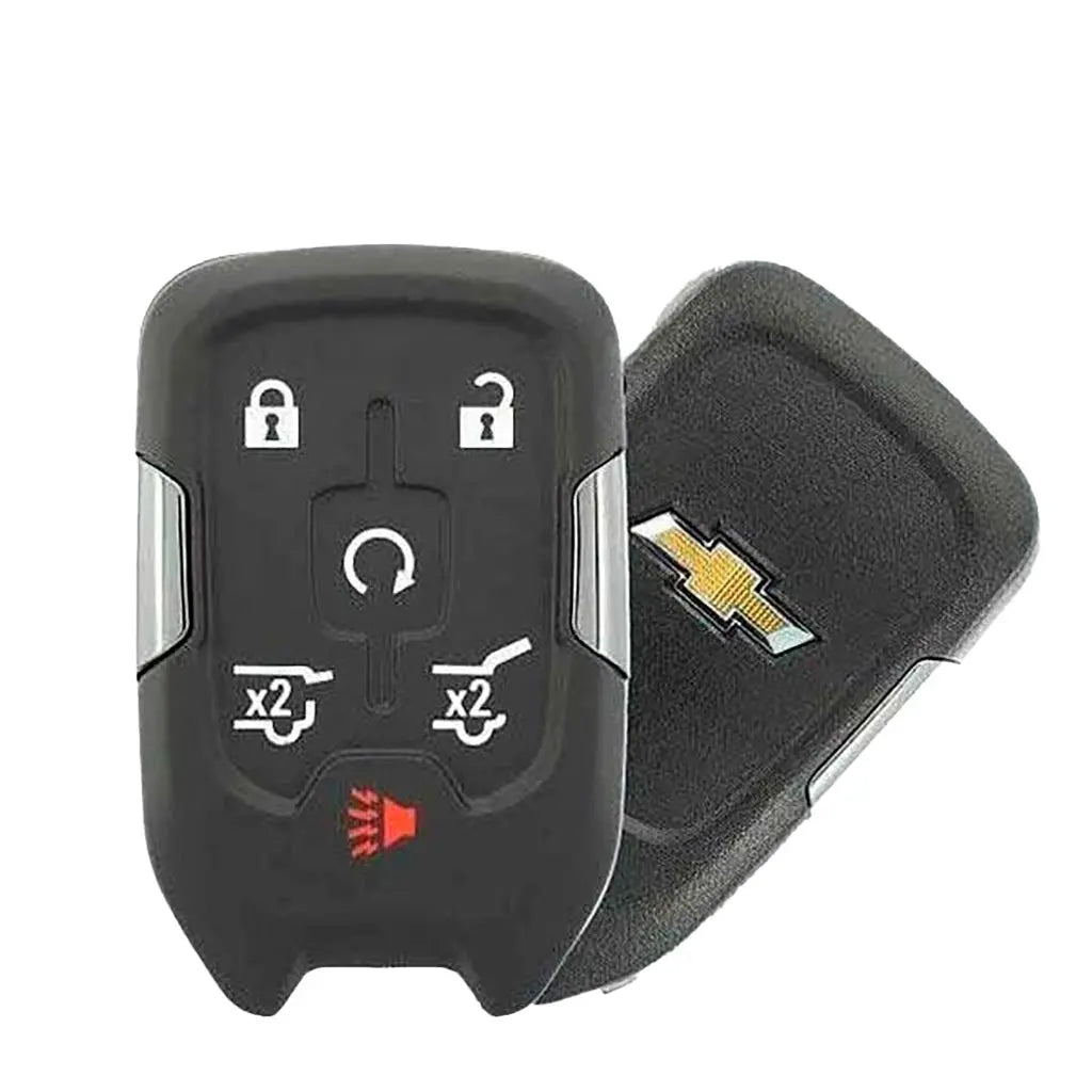 Front & Back of 2015-2020 Smart Remote for Chevrolet Suburban - Tahoe  6-Button Smart Key  PN 13508278,13580802,13529634  HYQ1AA  315MHz (OEM Refurb)